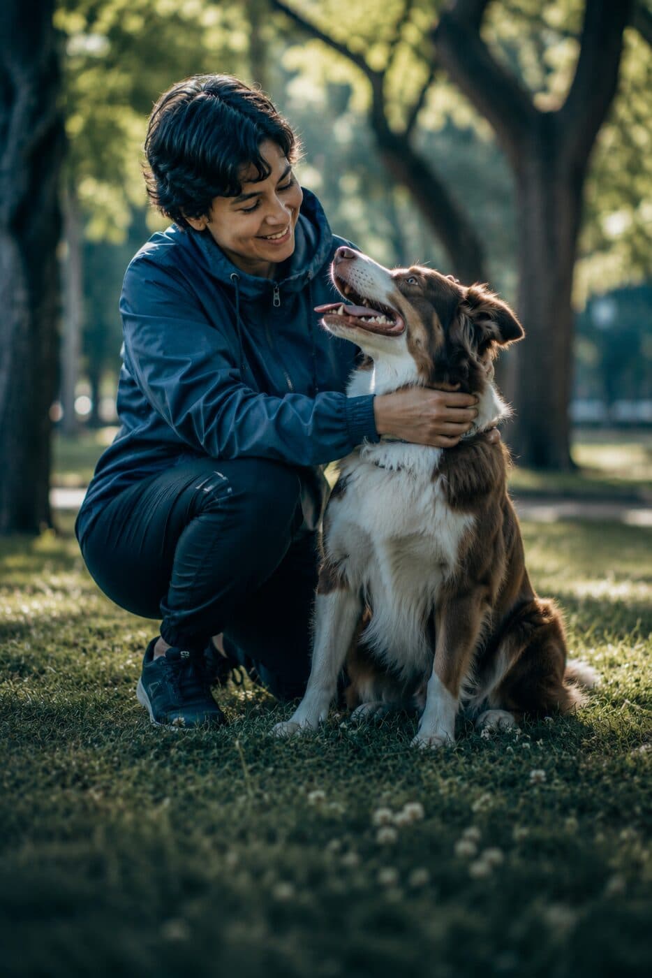 Mascota feliz y cuidada